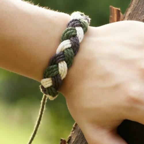 CIBOCIBO Classic Bracelet Men 2021 Retro Hand Braided Rope Bracelet Men Simple Vintage Wristband Armband Fashion Gift For Men