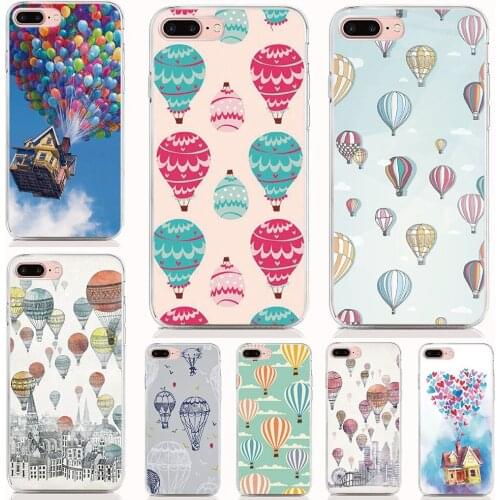 For One Plus 6 5 5T X 3 2 one Soft Tpu Silicone Case Print Hot Air Balloon Back Cover Coque Shell Phone Cases