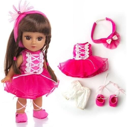 New 32cm bebe reborn Girl princess doll full vinyl body silicone baby dolls toys for children gift BJD