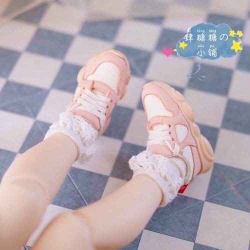 BJD doll shoes Athleisure Shoes Little bear wave child Bear Sister 1/4 1/3 1/6 MDD SD SDM GL Akagi sneaker doll accessories
