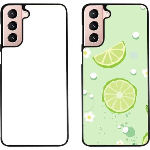 MANNIYA for Samsung Galaxy S10/S10 plus/S10 lite/S9/S8/S7 Sublimation Blank PC Case with Aluminum Inserts and tape 10pcs/lot