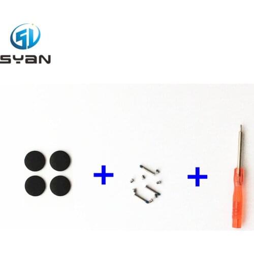 Plastic (No Rubber) feet + Bottom Case Cover Screw + Screwdriver for Macbook Pro A1278 A1286 Foot + screw + Kit (Tool)