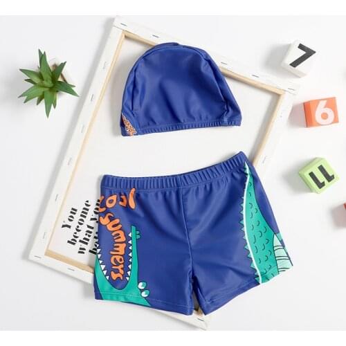 Boys swimming trunks cute cartoon childrens swimming trunks hooded childrens swimming suits childrens trunks boxer shorts