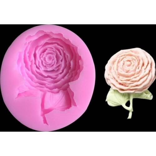 Sugar cake rose mold DIY chocolate rose drop glue 15-08
