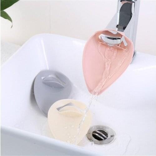Convenient Silicone Faucet Extenders Kitchen Bathroom Water Tap Extension Lovely Water Faucets for Children Hand Washing