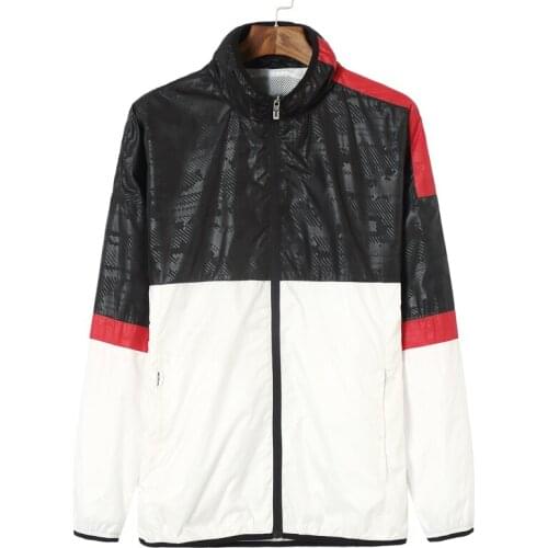 Plus Size 6X 7XL 8XL Spring Jacket Men Casual Thin Jacket 2020 Autumn Stand collar Loose Casual Jackets Men Big Size Streetwear