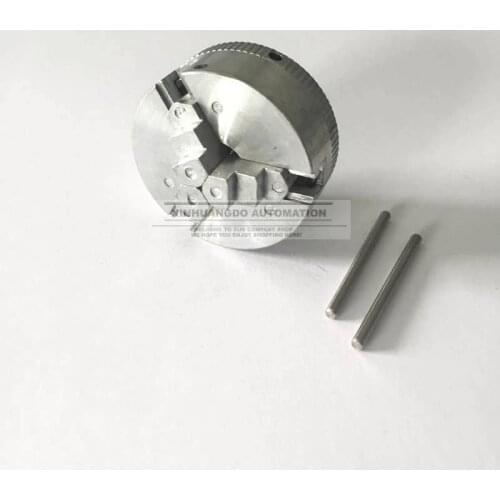 2" 45mm Three 3 Jaw Chuck 1.8~56mm /12~65mm Z011 Clamping for Mini Lathe with Two Lock Rods M12x1mm Threaded Back