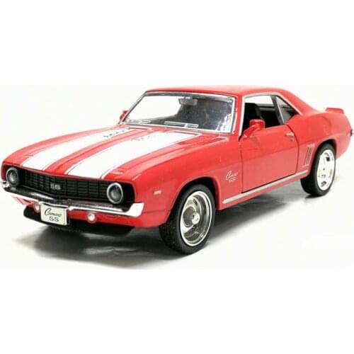 1/36 Scale USA 1969 Camaro SS Vintage Diecast Metal Car Model Toy For Kids Birthday Gift Collection Free Shipping