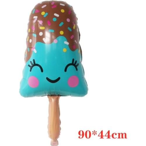 10/20/50pcs Rainbow Ice Cream Foil Balloons Happy Birthday Party Decorations Summer Party Inflatable Helium Globos Kids Toys