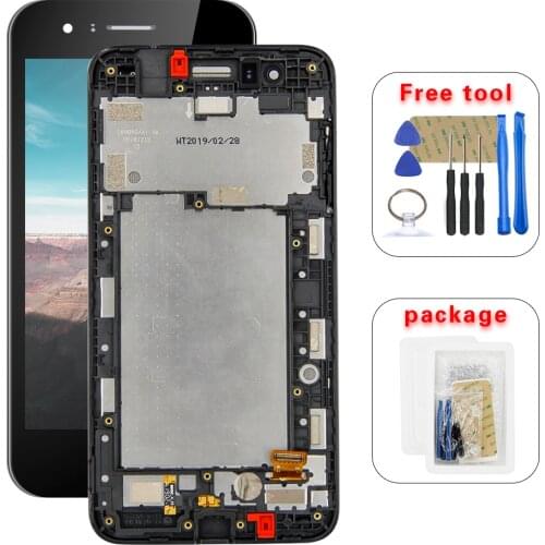 100% Tested For LG K9 2018 X210EM X210K X210L X210S X210E X210NMW X210BMW LCD Display Touch Screen Digitizer Assembly with Frame