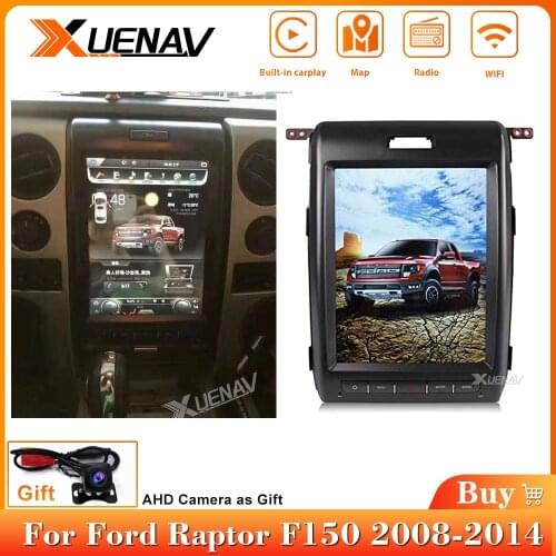12.1 inch Radio Multimedia Stereo Player For Ford Raptor F150 2008-2014 Car Autoradio GPS Navigation DVD player tap recorder