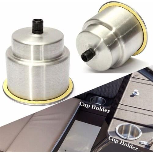 2pcs/set Recessed Stainless Steel Cup Drink Holder for Car Marine Boat RV Camper