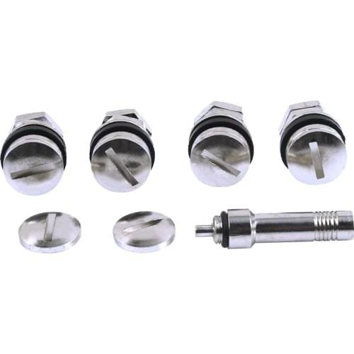 4pcs Universal Stealth Flush Mount Car Ruber Wheel Tyre Hidden Tapa Valvula Rueda Kit Valve Stems Cap Set Kit Auto Accessories