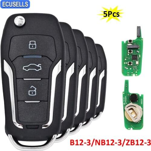 5Pcs/Lot KEYDIY B12-3 NB12-3 ZB12-3 Universal KD Remote Control Car Key For Ford Style for KD900 KD900+ URG200 KD-X2