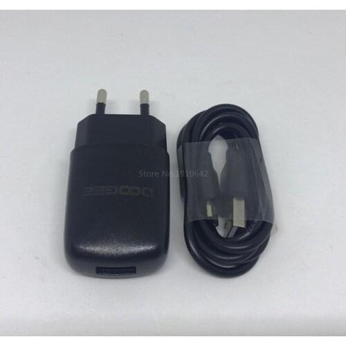 Doogee X30 AC Power Switching Adapter Original Travel Charger EU Plug Adaptor +USB Cable DC Data Line For DOOGEE X30 Cell Phone