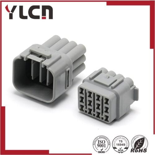 Free shipping 12 Pin Female/male Auto Connectors Waterproof with Housing Plug Terminal, 6181-2495,6188-037