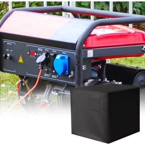 32x24x24 Inch Portable Waterproof Protective Case UV Resistant 600D Polyester Fabric Adjustable Design Generator Cover