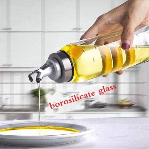 Seasoning Jars Bottle Stainless Steel Leak-proof Soy Sauce Vinegar Cruet Storage Dispenser Gravy Oil can Kitchen Oil Bottle