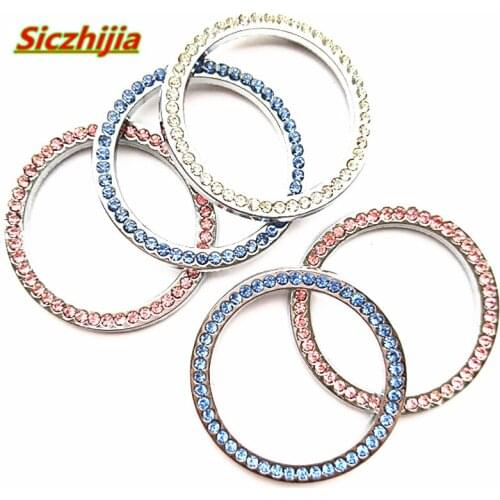 One button start stop ignition ring decoration for Mitsubishi ASX/Outlander/Lancer Evolution/Pajero/Eclipse/Grandis