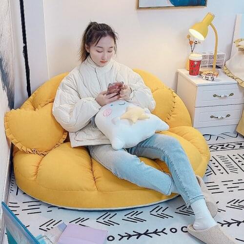 Lazy Sofa Bedroom Lovely Girl Double Tatami Net Red Small Family Folding Single Balcony Sofa Living Room Furniture Floor Sofa