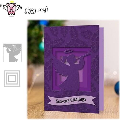 Craft metal cutting dies cut die mold Trumpet angel girl frame Scrapbook paper craft knife mould blade punch stencils dies