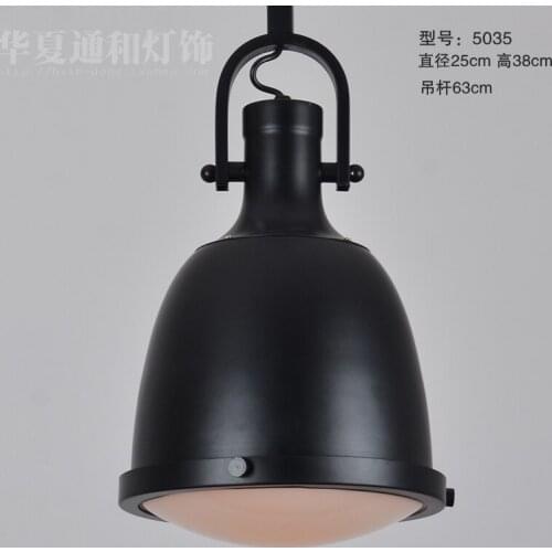 Nordico Vintage Industrial Pendant Light Retro RH LOFT American Country Lampse E27 LED Hanging Lights Bar Restaurant Fixtures