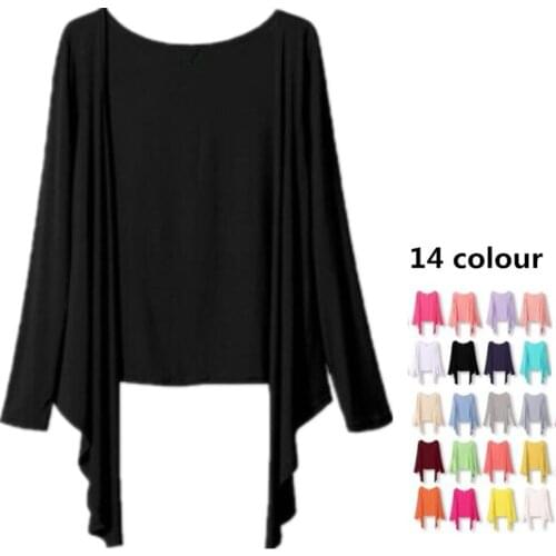 New 2020 Spring Autumn women long sleeve Air-Conditioned Shirt Thin Blouses Cardigan, Knitwear Sweater,plus size blouse black