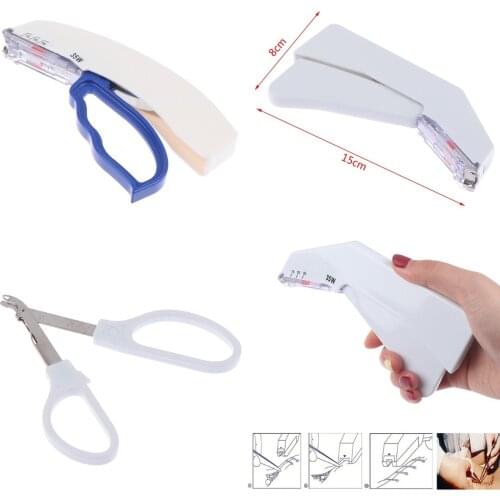 Disposable Stainless Steel Skin Stapler 35Pcs Nails Skin Stitching Machine Sterile Blank Package Nail Puller 35W Medical Surgery