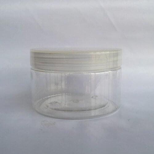 Wholesale 30pcs 300ml plastic clear Cream Jar, 10 oz Lotion Bottle Gel Container ,10 ounce Cream Case Makeup Jar