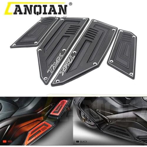 Footrest Pedal Motorcycle Front & Rear Motorbike Footboard Steps Foot Plate for Yamaha TMax530 T Max TMax 530 2012 2013 14 15 16