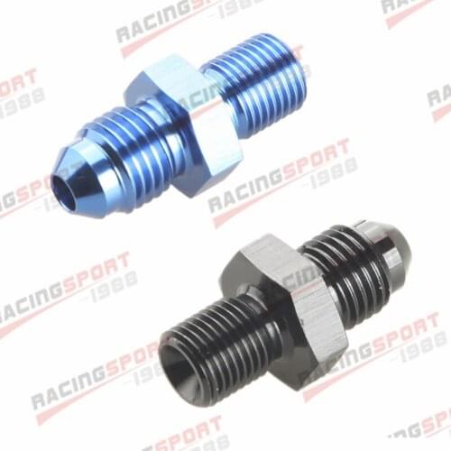 10AN AN-10 To M20x1.5 Metric Straight Flare Male Fitting Adapter Black/BLUE