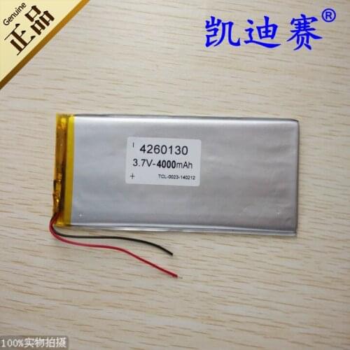 3.7V polymer lithium battery 4000mAh large capacity 4260130 domestic Tablet PC Rechargeable Li-ion Cell Rechargeable Li-ion Cel
