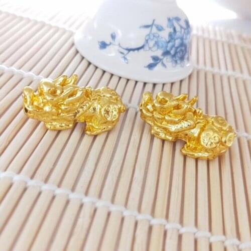Drop shipping Diy pixiu Accessories Imitation gold cross bracelet pixiu gold jewelry accessories