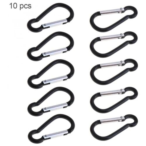 10pcs Gourd Type Number 5 Climbing Buckle with Aluminum Alloy Nuts Buckle for Backpack Etc