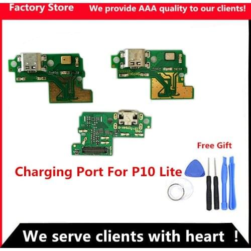 Q&Y QYJOY AAA Quality Charging Port For Huawei P10 Lite USB Dock Charging Port + Mic Microphone Moto Module For WAS-LX2J