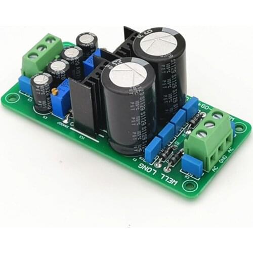 LM317 LM337 DC adjustable regulated power supply board