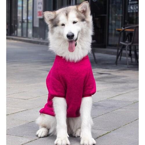 Winter Clothes For Big Dogs Samoyed Pull Pour Chien Honden Trui Honden Hoodie Dog Clothes For Large Dogs Big Golden Retriever