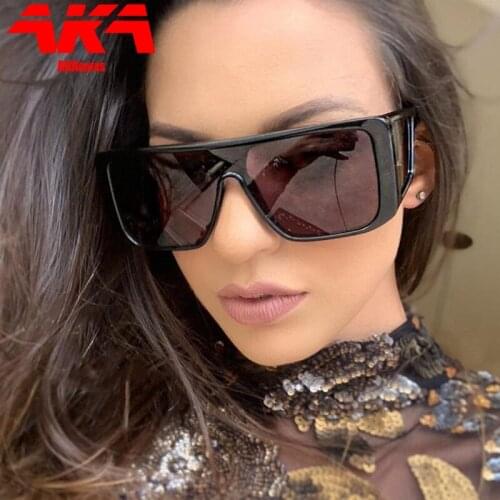 AKAgafas Oversized Sunglasses Men 2021 Square Sun Glasses For Men/Women Vintage Eyeglasses Men Luxury Oculos De Sol Feminino
