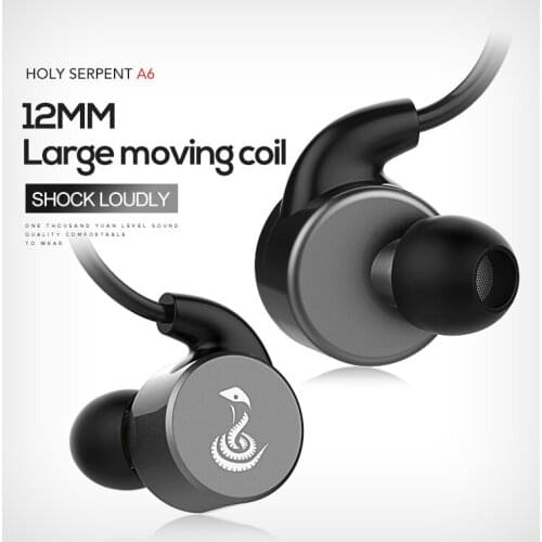 HOLY SERPENT A6 Bluetooth Sports Earphones Running Earphone Universal Waterproof Black/White Earbuds with Mic for Huawei Xiaomi