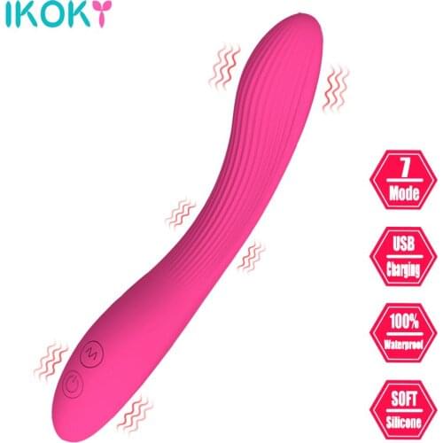 7 Modes Ripples Vibrator Clitoris Stimulator Sex Toys for Women Lesbian Magic Wand Flexible Silicone Female Masturbator