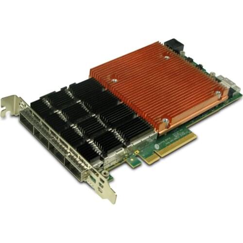 Virtex Ultrasonic Cale + Xcvu9p Xilx FPGA Accelerator Card QSFP 100G Verification Card