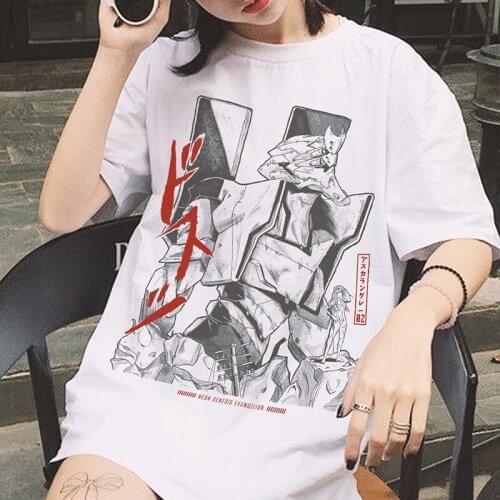 New summer stort sleeve Japanese Anime oversized T Shirt Women Harajuku street t Shirt 90s Cartoon Graphic T-shirt tops Female