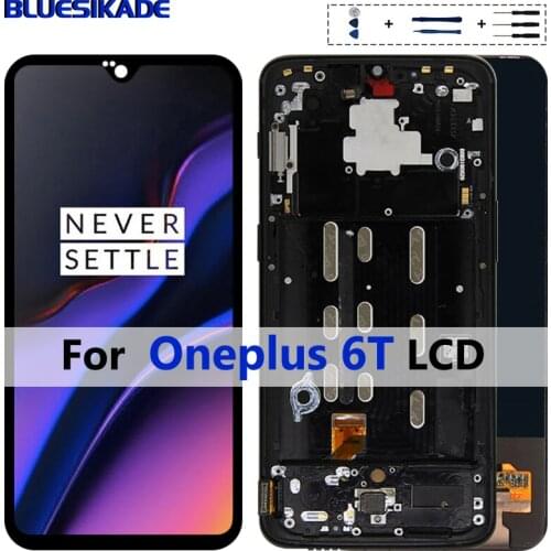 6.41" For Oneplus 6T LCD Touch Screen Digitizer Display Assembly For 1+ 6T LCD A6010 A6013 Display Replacement Parts