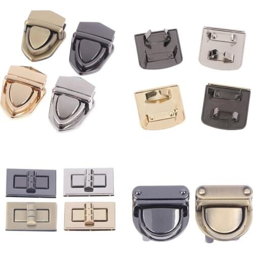 1/2PCS Turn Locks Twist Lock DIY Metal Clasp Handbag Shoulder Bag Purse Bag Accessories Metal Buckle