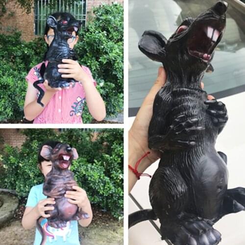 1Pcs Simulation Helloween Rodent Mouse Rat Figurine Animal Model Bonsai Decoration Miniature Fairy Home Garden Ornament Modern