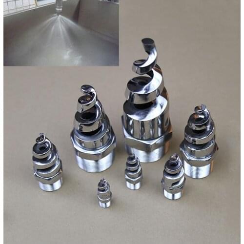 1PCS Faucet Nozzle Steel Spiral Nozzle Acid and Alkali Resistant Anti-Corrosion Desulfurization Denitration Cleaning Spiral
