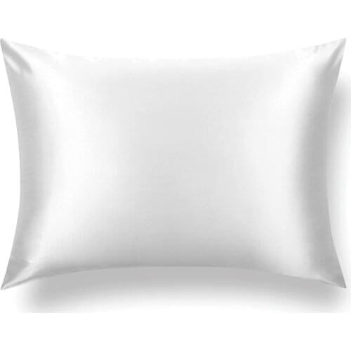 100% Mulberry Silk Two Sides Silk Pillowcase Charmeuse silk Pillow Cover Invisiable Zipper Closure