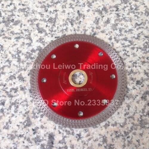 Diamond Blades 4.5 inch 115 mm Ultra Thin Tile Cut Diamond Disc Cutter for Ceramic and Porcelain Inner Hole 22.23 mm 8 Pcs/lot