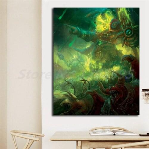 Avatar Of Sargeras World Of Warcrafts Wall Art Canvas Posters Prints Painting Wall Pictures For Office Living Room Home Decor