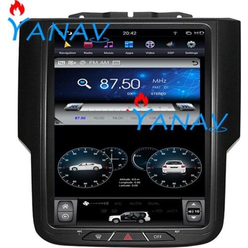 HD Touch Big Screen Android Car Radio GPS Vertical screen navigation For -Edge 2014-2018 GPS Navigation audio multimedia